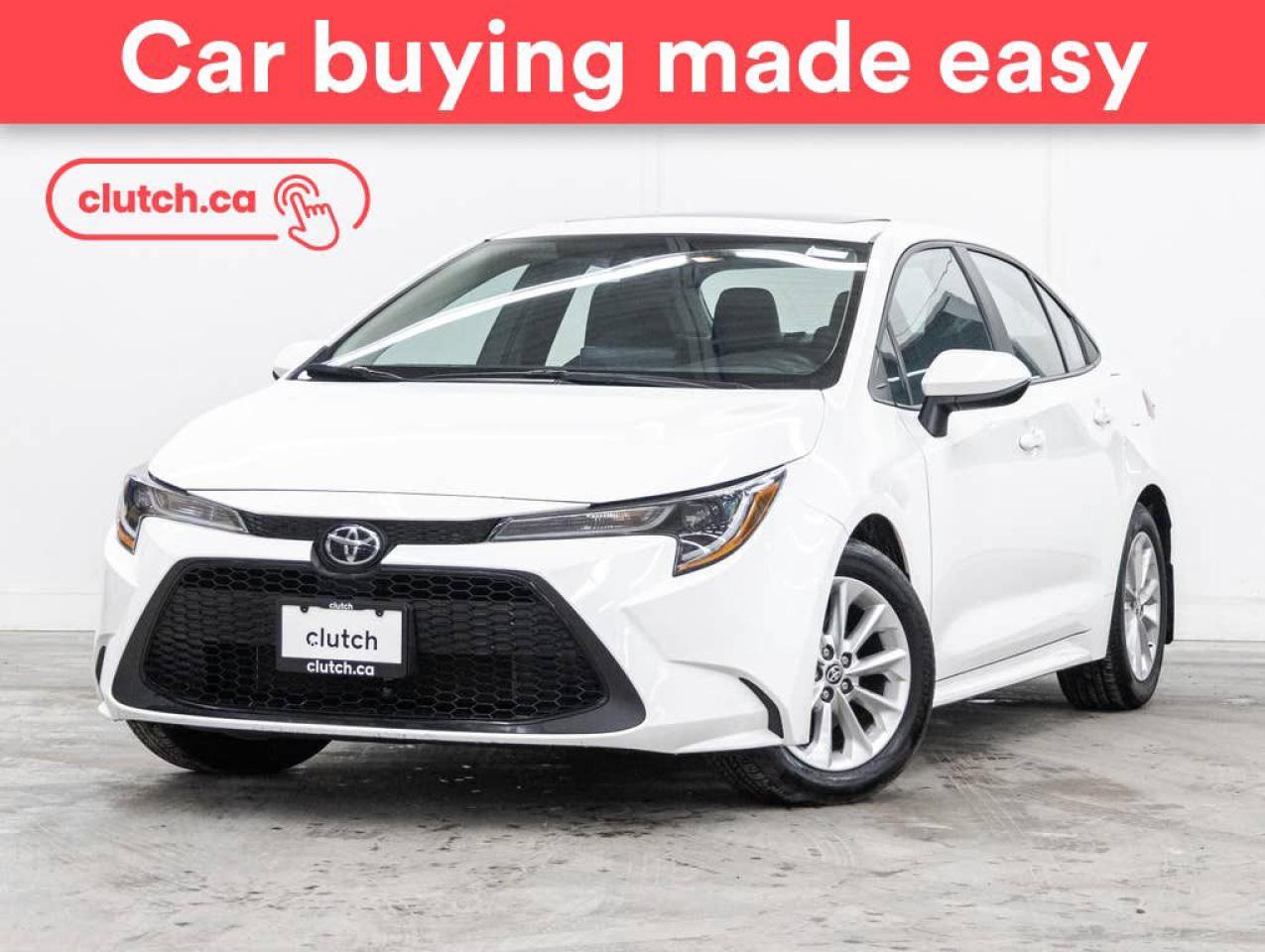 Used 2022 Toyota Corolla LE w/ LE Upgrade Pkg w/ Apple CarPlay & Android Auto, Power Moonroof, Rearview Cam for sale in Toronto, ON