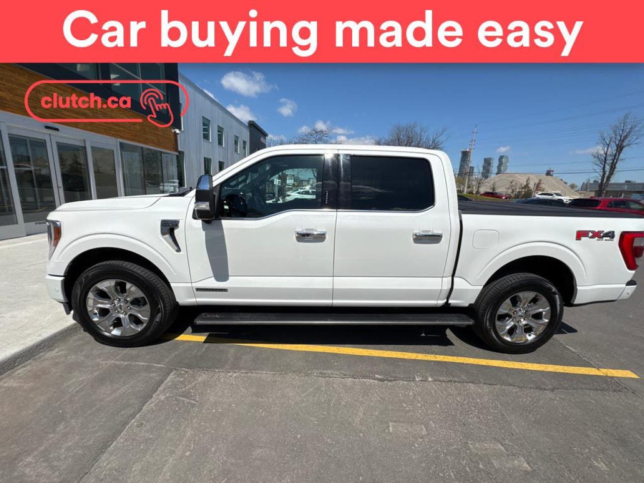 Used 2021 Ford F-150 Platinum SuperCrew 5 1/2 ft 4x4 w/ Apple CarPlay, Heated Front Seats, Rearview Cam for sale in Toronto, ON