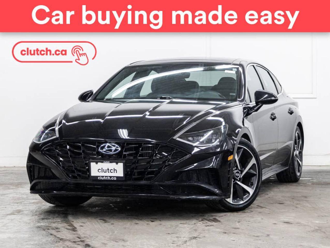 Used 2021 Hyundai Sonata Sport w/ Apple CarPlay & Android Auto, Panoramic Moonroof, Rearview Cam for sale in Toronto, ON