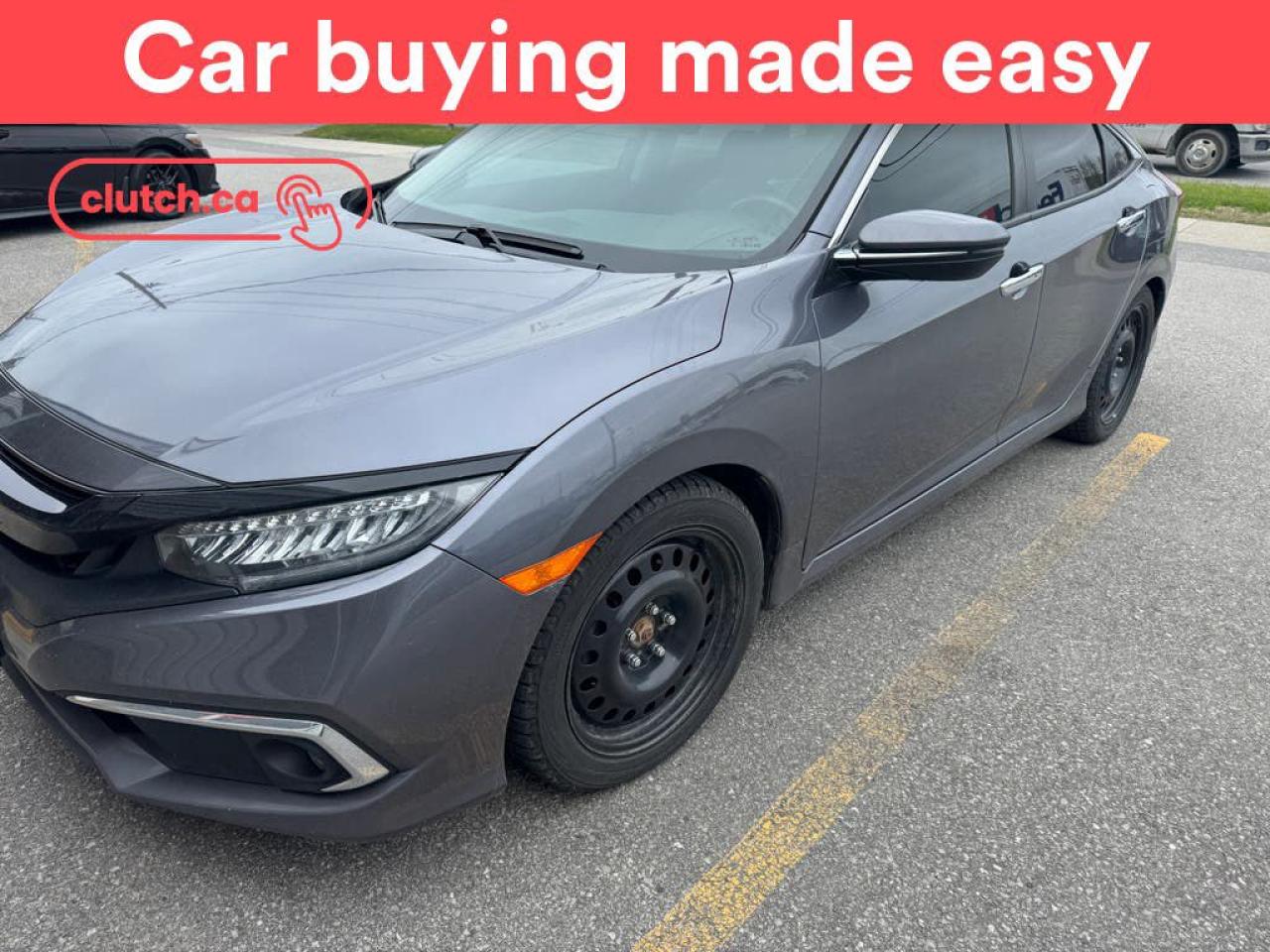 Used 2020 Honda Civic Touring w/ Apple CarPlay & Android Auto, Nav, Power Moonroof for sale in Toronto, ON
