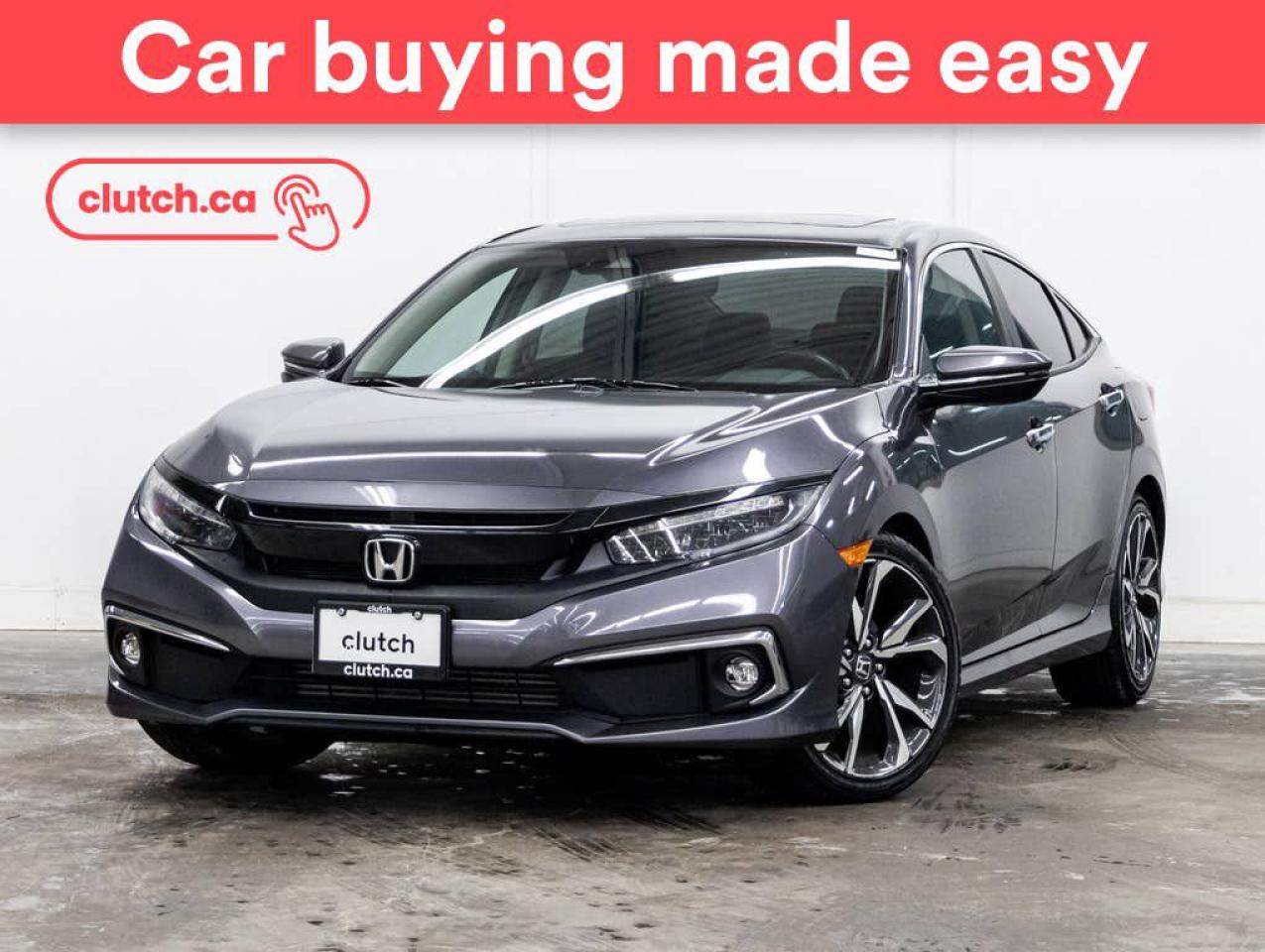 Used 2020 Honda Civic Touring w/ Apple CarPlay & Android Auto, Nav, Power Moonroof for sale in Toronto, ON