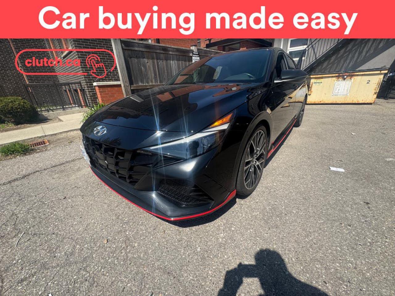 Used 2022 Hyundai Elantra N Manual w/ Apple CarPlay & Android Auto, Rearview Cam, Dual Zone A/C for sale in Toronto, ON