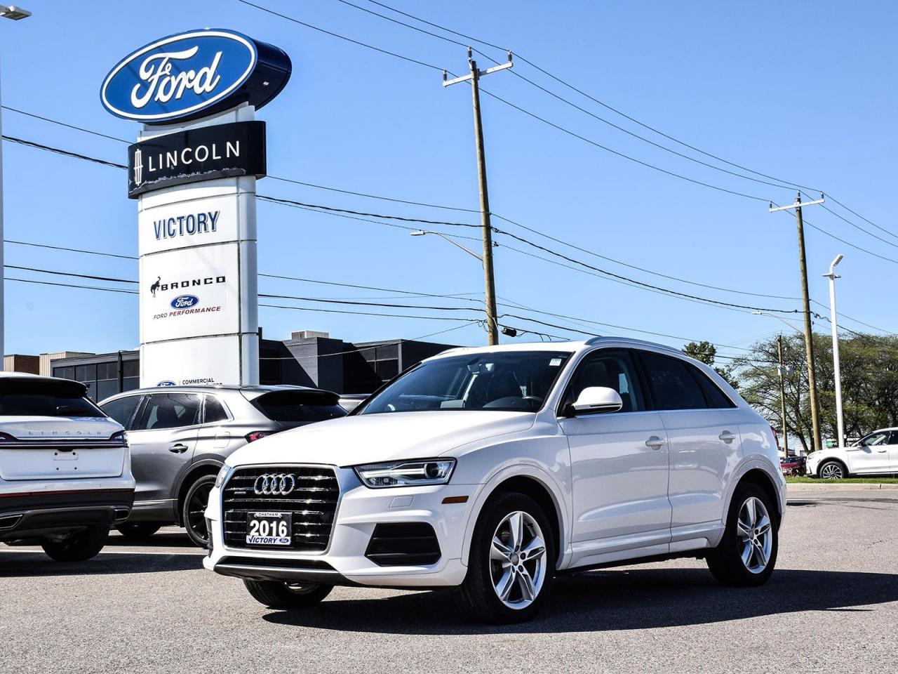 Used 2016 Audi Q3 2.0T Progressiv Panoramic Sunroof | Navigation | for sale in Chatham, ON