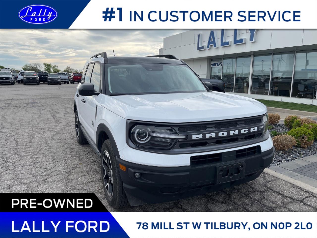 Used 2023 Ford Bronco Sport Big Bend Moonroof, Nav, One Owner! for sale in Tilbury, ON