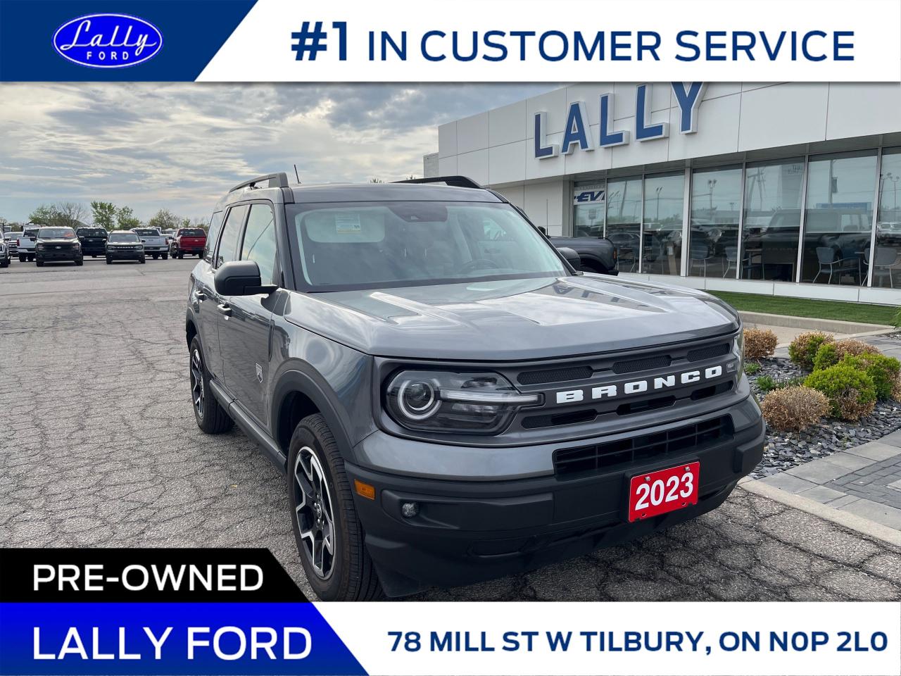 Used 2023 Ford Bronco Sport Big Bend Low Kms, Trailer Tow, mint! for sale in Tilbury, ON