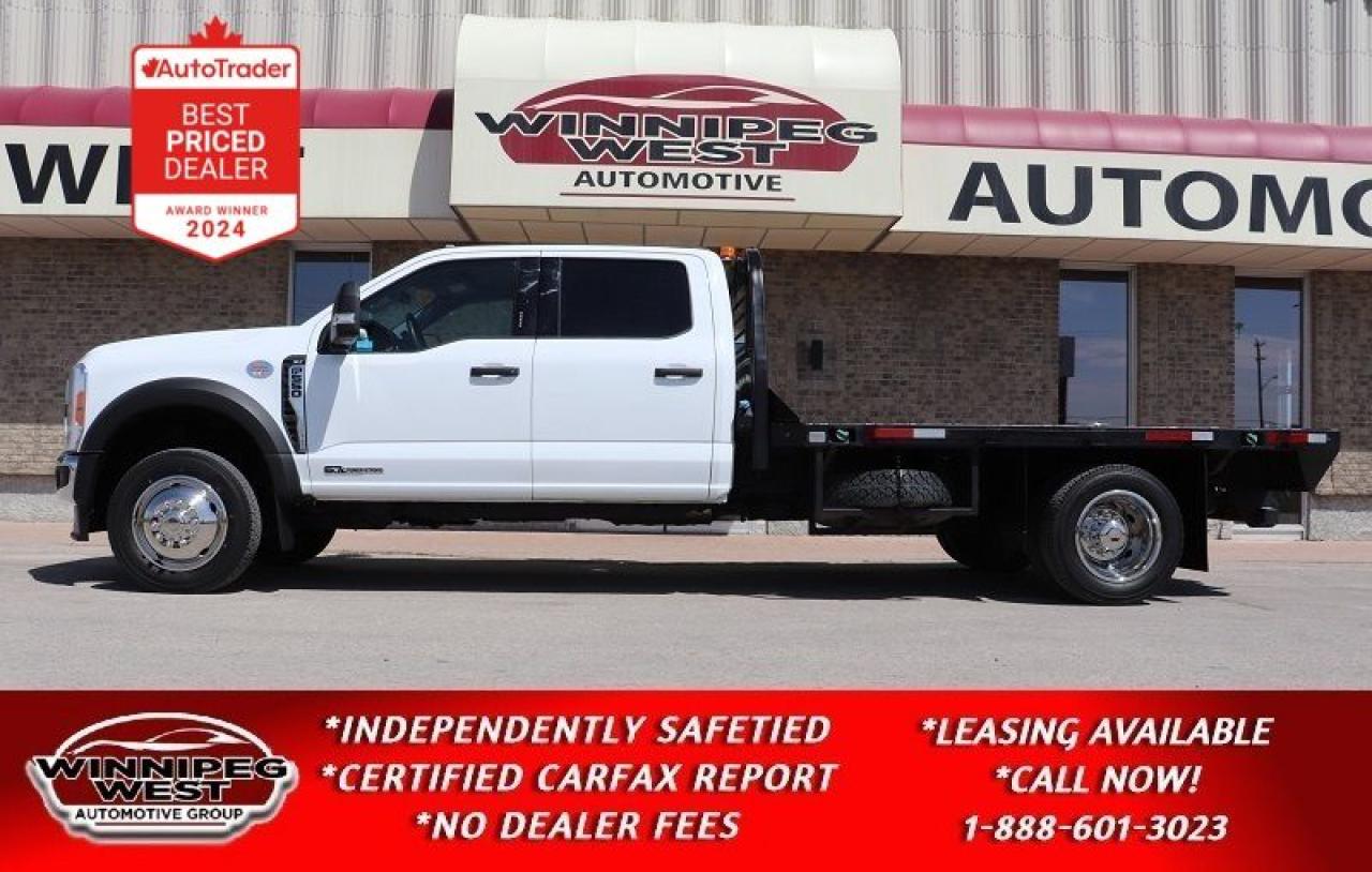 Used 2023 Ford F-550 HD XLT PREMIUM, 6.7L DIESEL 4X4, 12FT DECK, AS NEW for sale in Headingley, MB