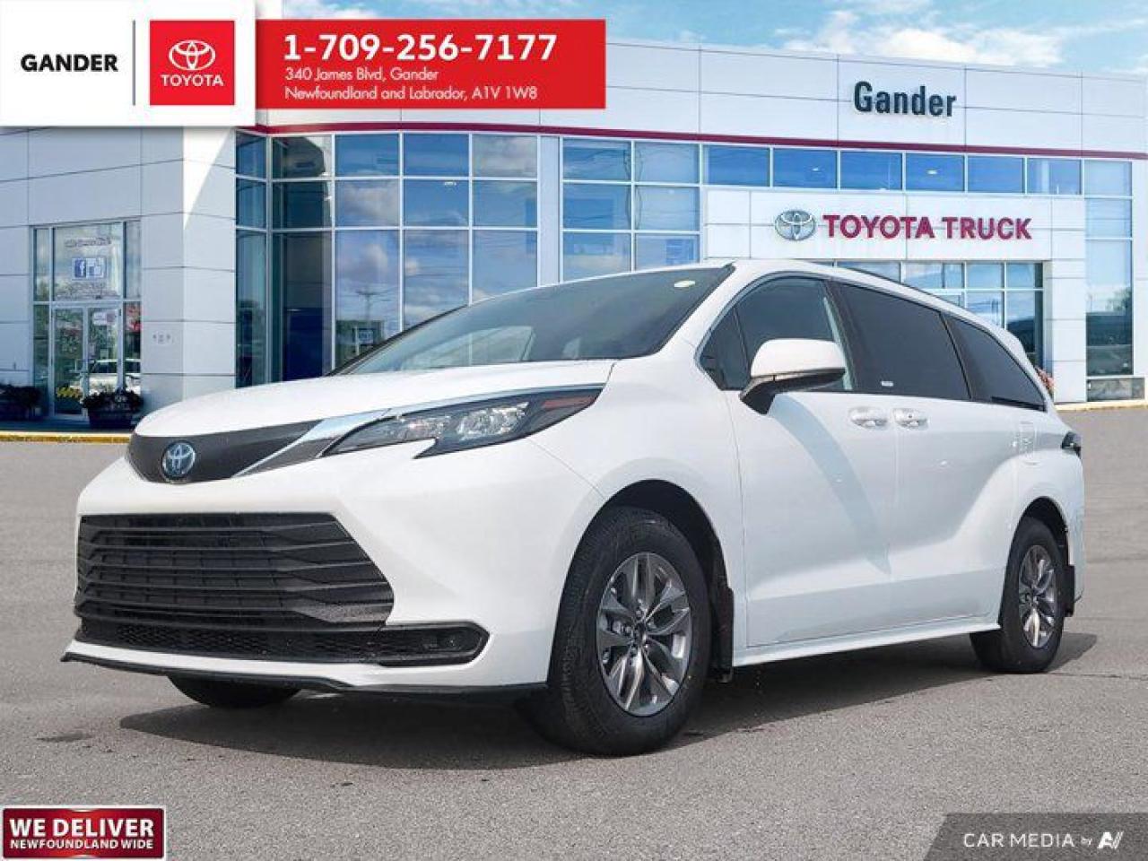 New 2025 Toyota Sienna Hybrid Sienna LE 8-Pass for sale in Gander, NL