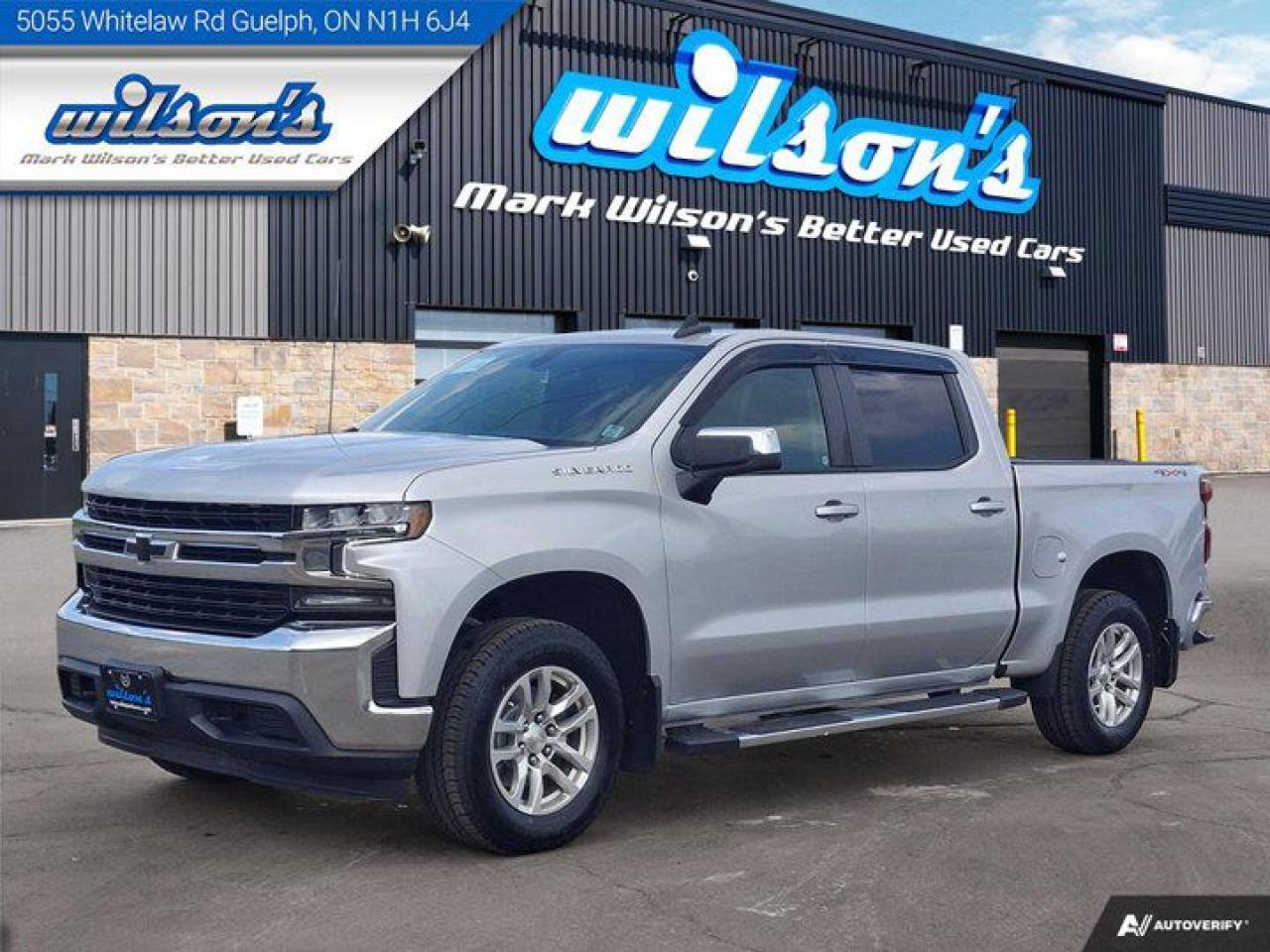 Used 2021 Chevrolet Silverado 1500 LT Crew 4X4 | 5.3L | Heated Wheel + Seats | CarPlay + Android | Rear Camera | New Tires | New Brakes for sale in Guelph, ON