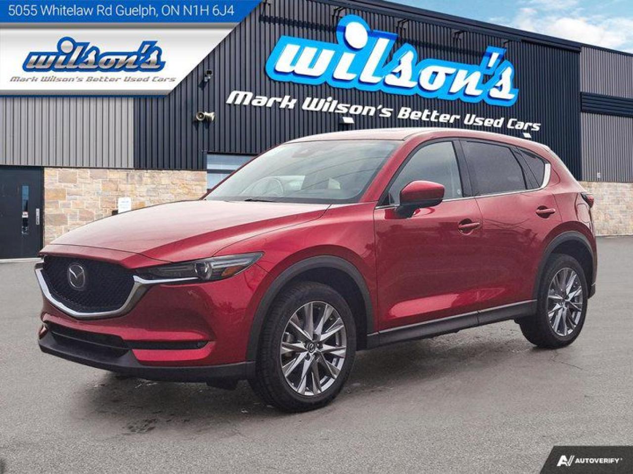 Used 2020 Mazda CX-5 GTAWD | Leather | Sunroof | Nav | Adaptive Cruise | Heated Wheel | Cooled + Heated Seats | and More! for sale in Guelph, ON