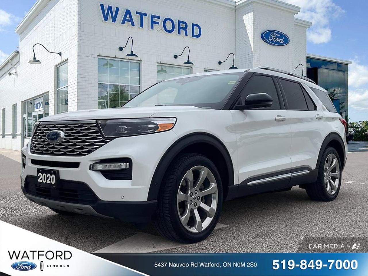 Used 2020 Ford Explorer Platinum 4wd for sale in Watford, ON