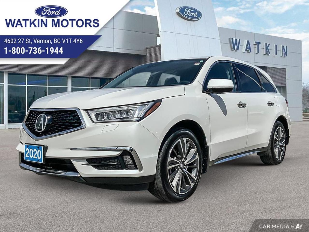 Used 2020 Acura MDX Tech Plus for sale in Vernon, BC