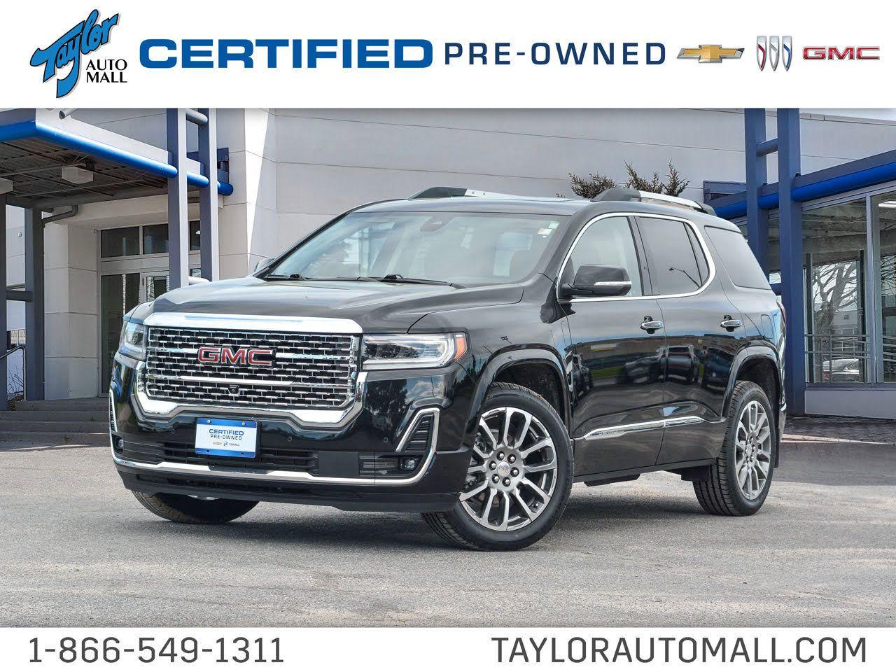 Used 2022 GMC Acadia Denali- Certified - Cooled Seats - $287 B/W for sale in Kingston, ON