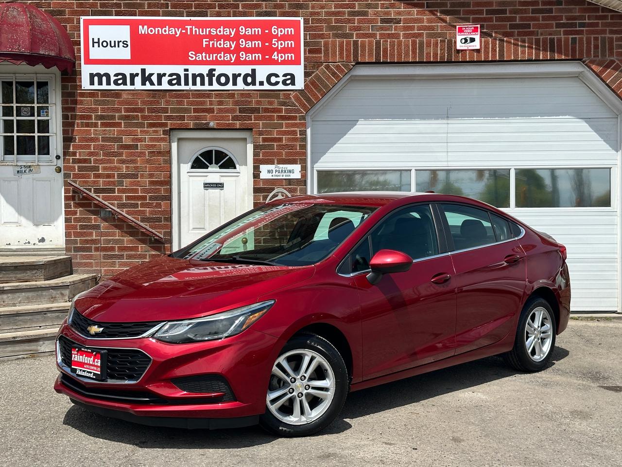 Used 2017 Chevrolet Cruze LT HTD Cloth FM/XM Bluetooth CarPlay BackupCam A/C for sale in Bowmanville, ON