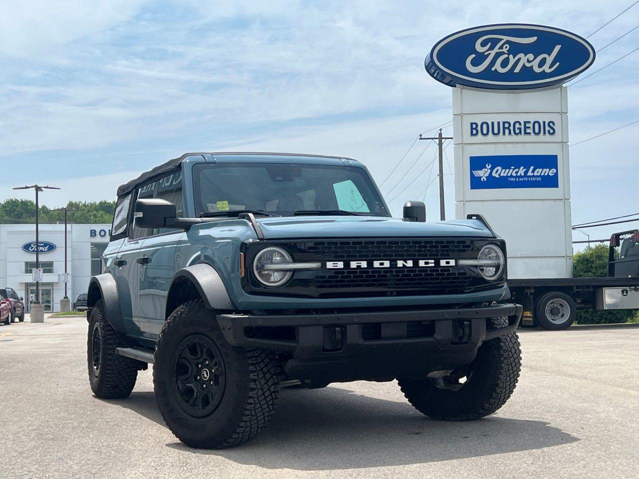 Used 2022 Ford Bronco Wildtrak 4 Door Advanced 4x4 for sale in Midland, ON