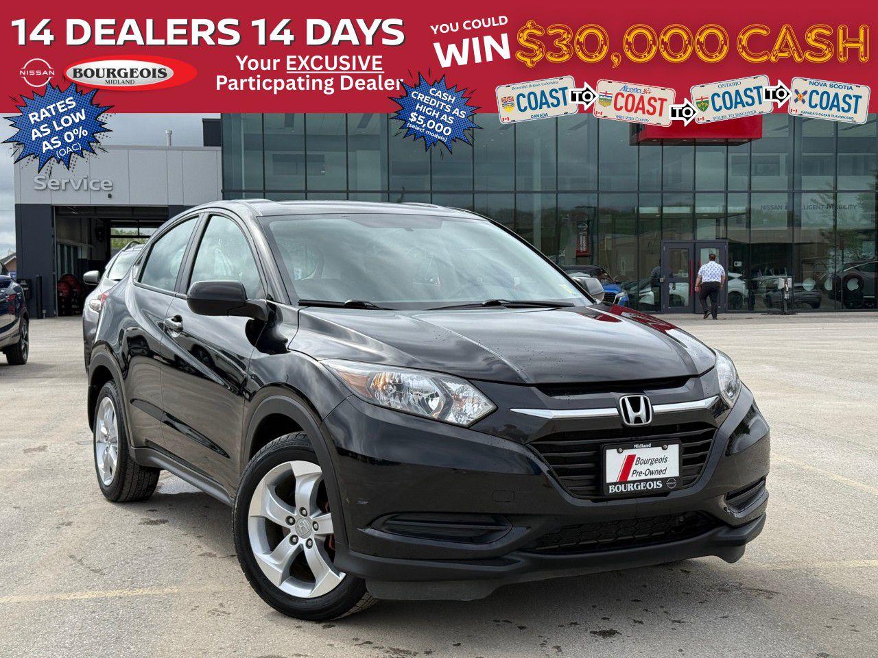 Used 2016 Honda HR-V 2WD LX CVT for sale in Midland, ON