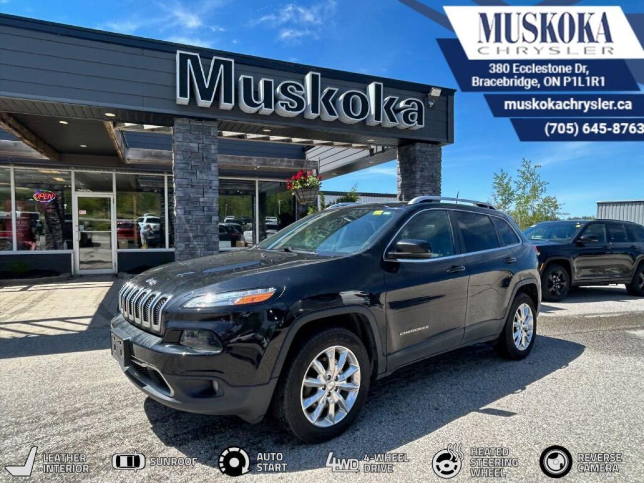 Used 2017 Jeep Cherokee Limited for sale in Bracebridge, ON