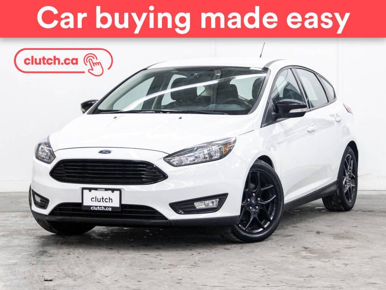 Used 2016 Ford Focus SE w/SE Winter Pkg w/Heated Front Seats, Bluetooth, Rearview Cam for sale in Toronto, ON