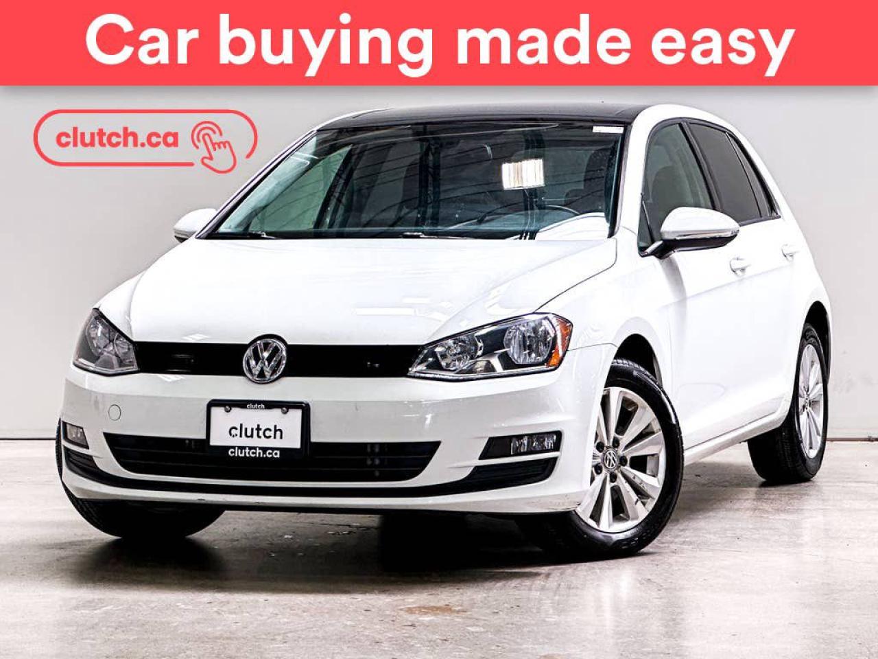 Used 2016 Volkswagen Golf Comfortline w/ Convenience Pkg w/ Apple CarPlay, Heated Front Seats, Rearview Cam for sale in Toronto, ON