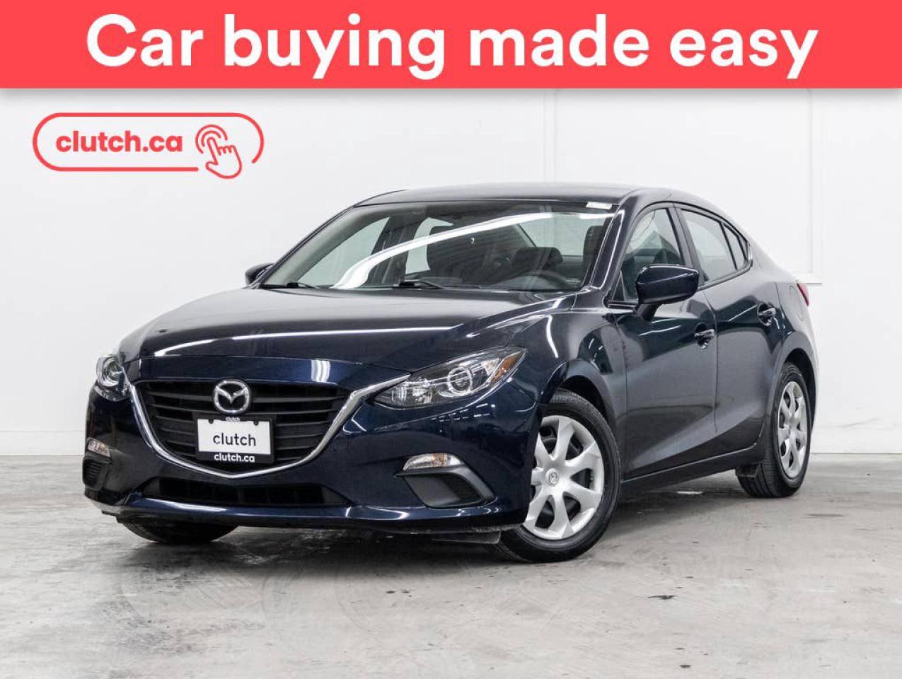 Used 2016 Mazda MAZDA3 GX w/Cruise Control, Bluetooth, Rearview Cam for sale in Toronto, ON