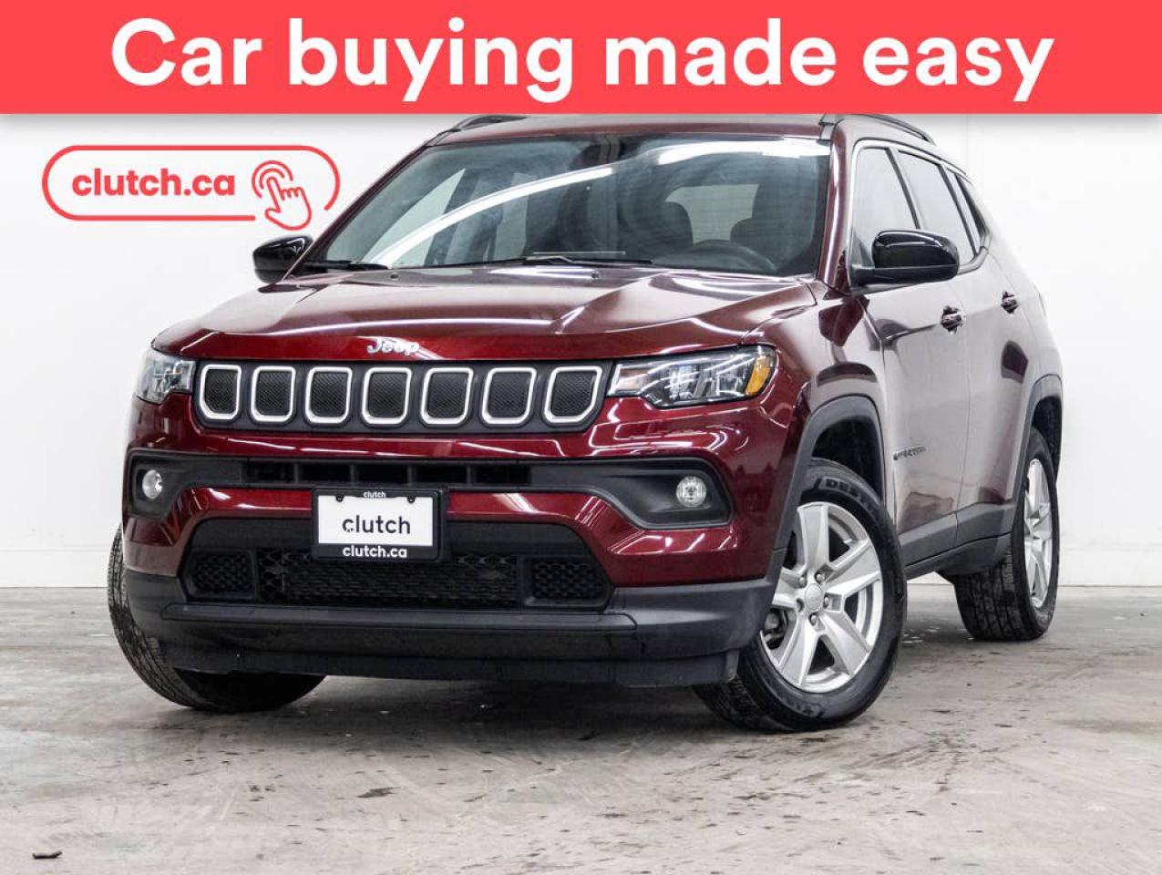 Used 2022 Jeep Compass North 4x4 w/Apple CarPlay & Android Auto, Heated Front Seats, Backup Cam for sale in Toronto, ON
