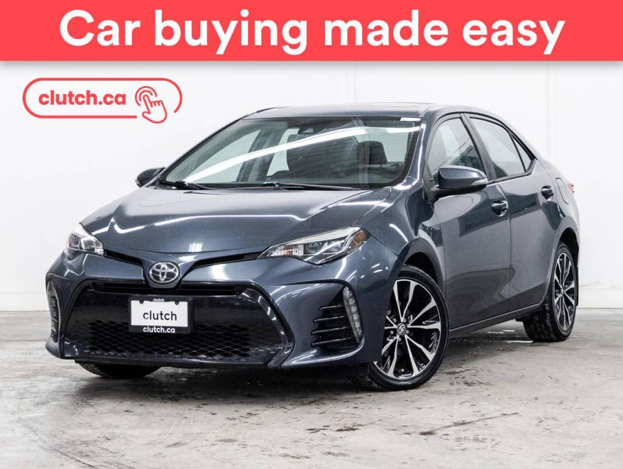 Used 2018 Toyota Corolla SE w/ XSE Upgrade Pkg w/ Front Heated Seats, Rearview Cam, Climate Control for sale in Toronto, ON