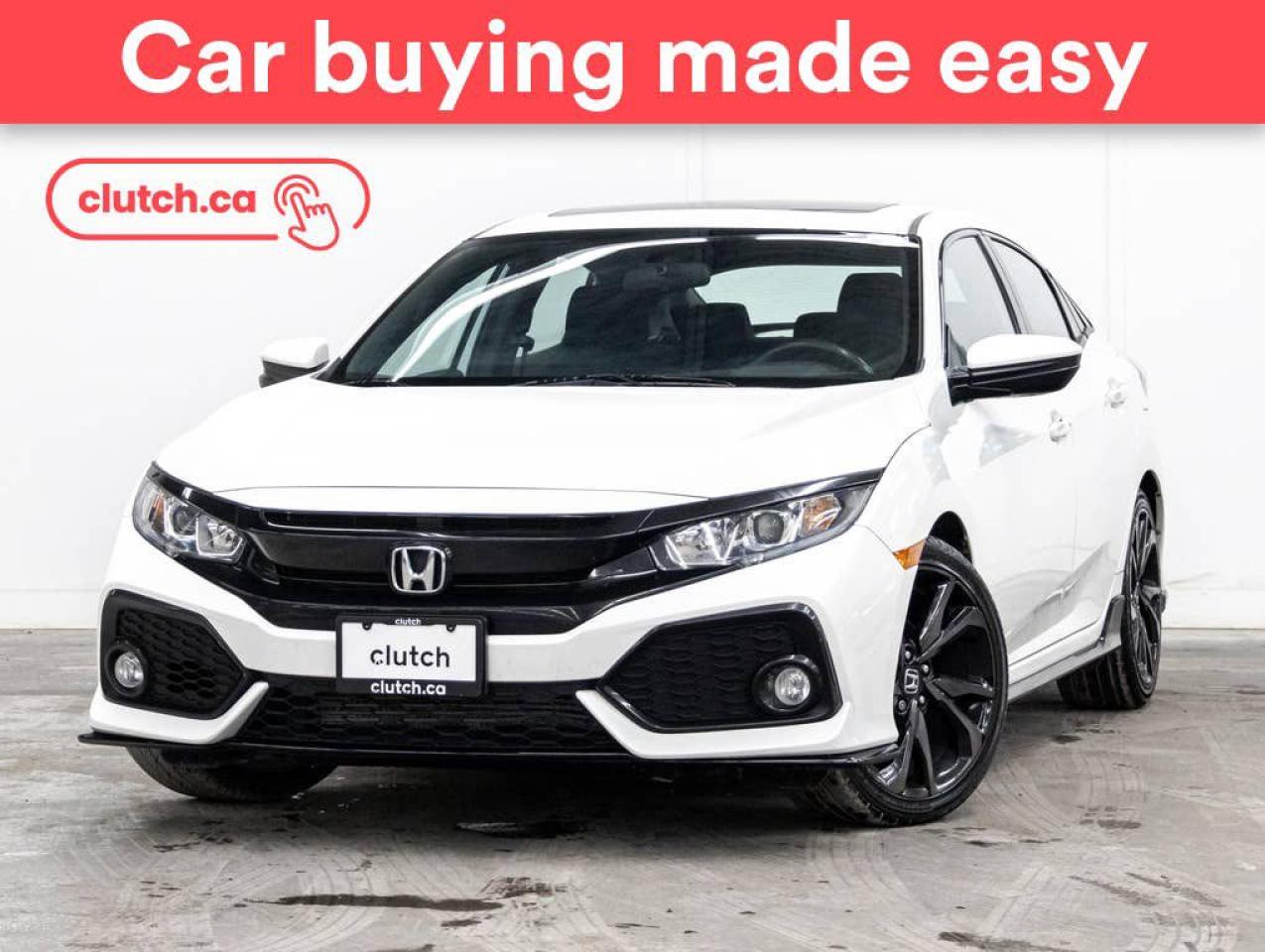 Used 2017 Honda Civic Sport w/ Apple CarPlay & Android Auto, Rearview Cam, Dual Zone A/C for sale in Bedford, NS