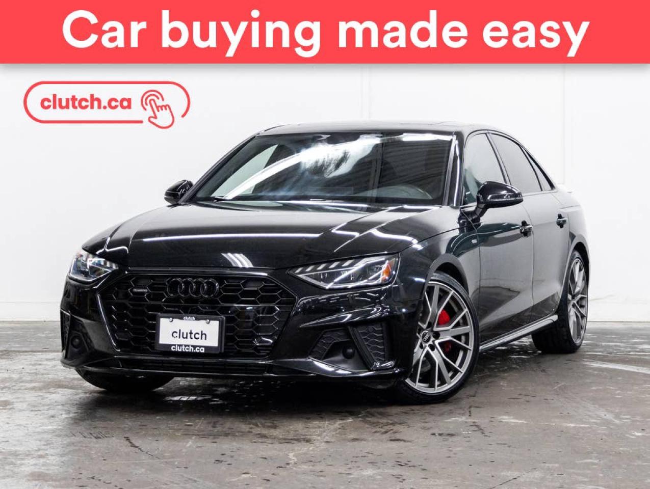 Used 2023 Audi A4 Progressiv AWD w/ Apple CarPlay & Android Auto, Rearview Cam, Dual Zone A/C for sale in Toronto, ON