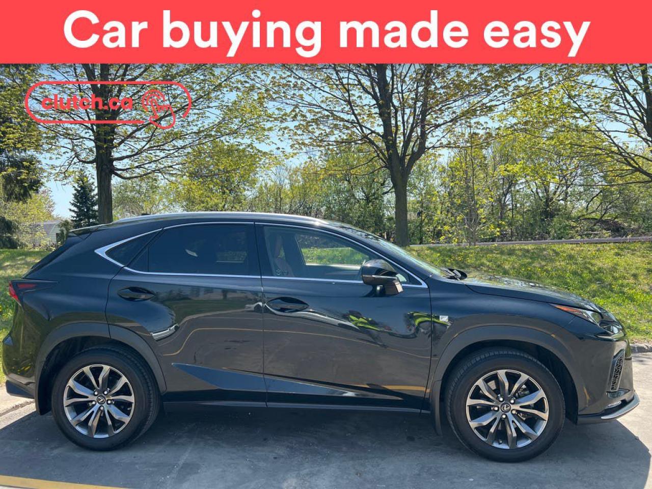 Used 2021 Lexus NX 300 AWD F-Sport w/ Apple CarPlay, Heated Front Seats, Rearview Cam for sale in Toronto, ON