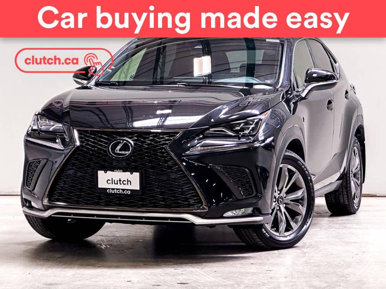 Used 2021 Lexus NX 300 AWD F-Sport w/ Apple CarPlay, Heated Front Seats, Rearview Cam for sale in Toronto, ON