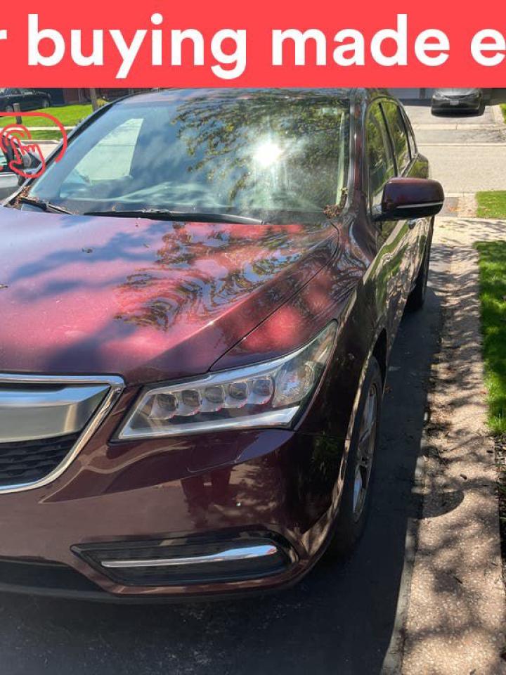 Used 2016 Acura MDX AWD w/ Navigation Pkg. w/ Nav, Heated Front Seats, Rearview Cam for sale in Toronto, ON