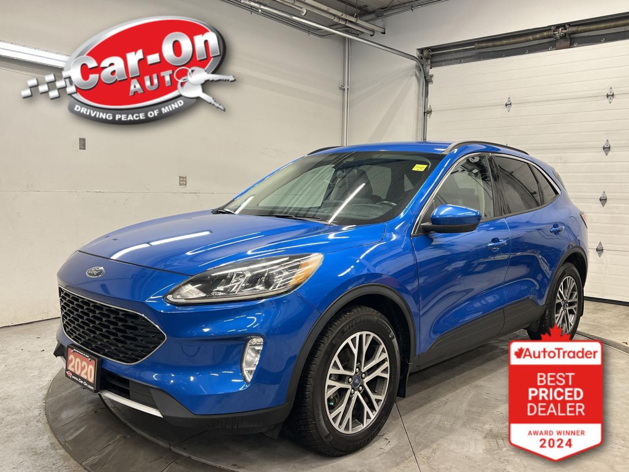 LOW KMS! SEL ALL-WHEEL DRIVE! Leather, heated seats & steering, 8-inch touchscreen w/ Android Auto/Apple CarPlay,  remote start, blind spot monitor, rear cross-traffic alert, pre-collision system, lane keep assist, backup camera w/ rear park sensors, 18-inch alloys, automatic headlights, keyless entry w/ push start, automatic climate control, full power group incl. power seat w/ driver memory, power liftgate, leather-wrapped steering, drive mode selector, cruise control, Bluetooth and Sirius XM!!