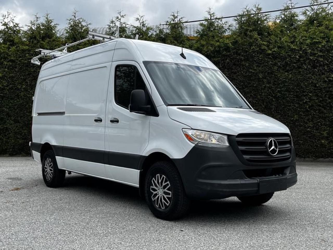 Used 2020 Mercedes-Benz Sprinter 2500 High Roof 170-inch WheelBase with Rear Shelving and Ladder Rack for sale in Burnaby, BC