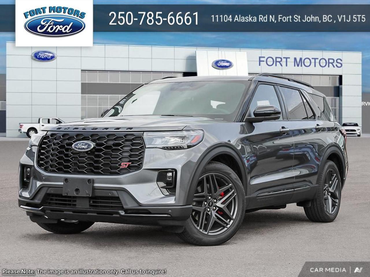 New 2025 Ford Explorer ST for sale in Fort St John, BC
