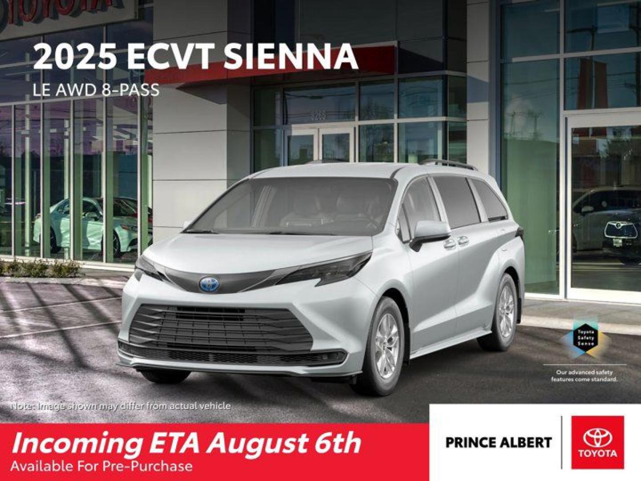 New 2025 Toyota Sienna LE for sale in Prince Albert, SK