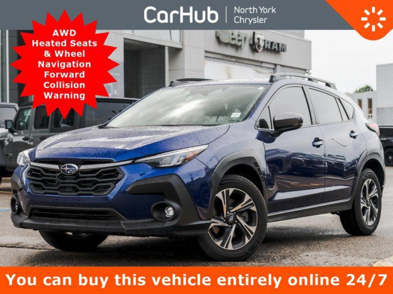 Used 2024 Subaru XV Crosstrek Touring AWD Heated Seats & Wheel Navi Forward Collision Warning for sale in Thornhill, ON