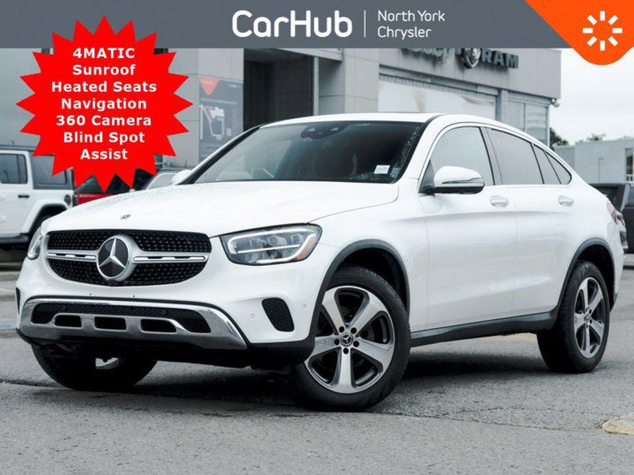 Used 2023 Mercedes-Benz GLC 300 4MATIC Sunroof Heated Seats Navi 360 Cam Blind Spot Assist for sale in Thornhill, ON