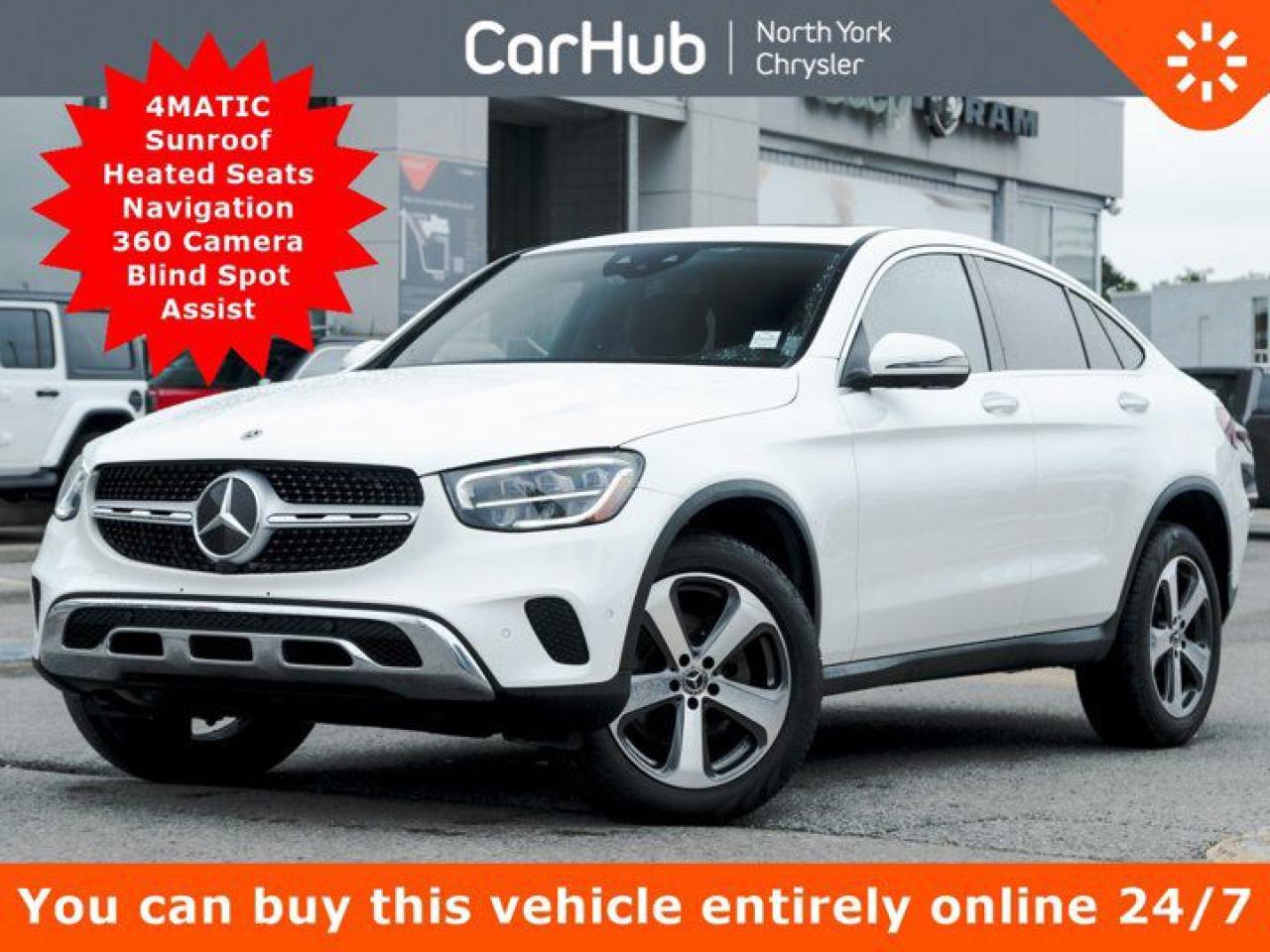 Used 2023 Mercedes-Benz GLC 300 4MATIC Sunroof Heated Seats Navi 360 Cam Blind Spot Assist for sale in Thornhill, ON