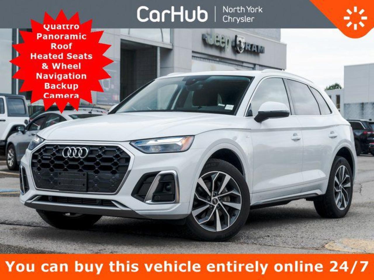 Used 2023 Audi Q5 Progressiv Quattro Panoroof Heated Seats & Wheel Navi Backup Cam Side Assist for sale in Thornhill, ON
