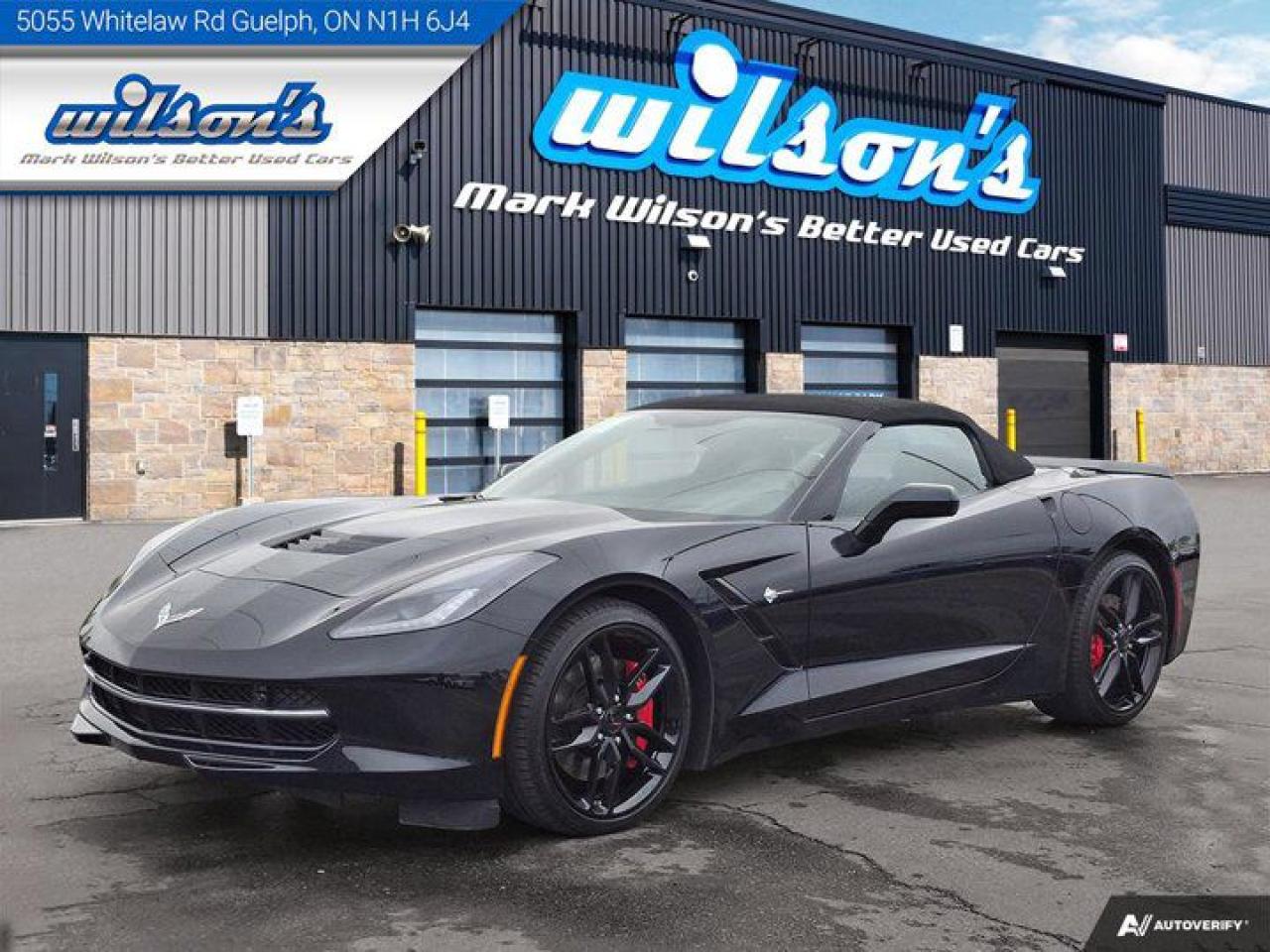 Used 2016 Chevrolet Corvette Z51 Convertible | 2LT | HUD | Performance Exhaust | Nav | Cooled + Heated Seat | Bose for sale in Guelph, ON