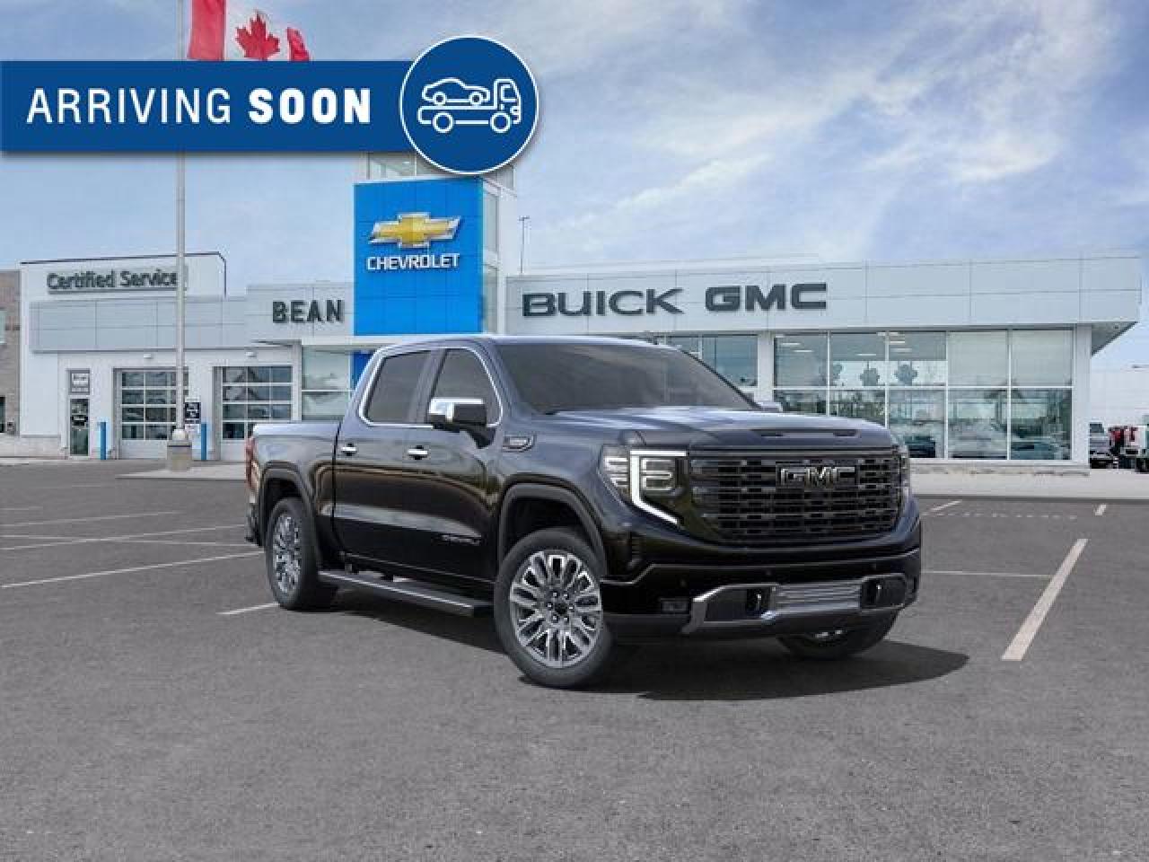 New 2025 GMC Sierra 1500 Denali Ultimate 6.2L V8 WITH REMOTE START/ENTRY, HEATED SEATS, HEATED STEERING WHEEL, VENTILATED/MASSAGE SEATS, SUNROOF, HD SURROUND VISION for sale in Carleton Place, ON