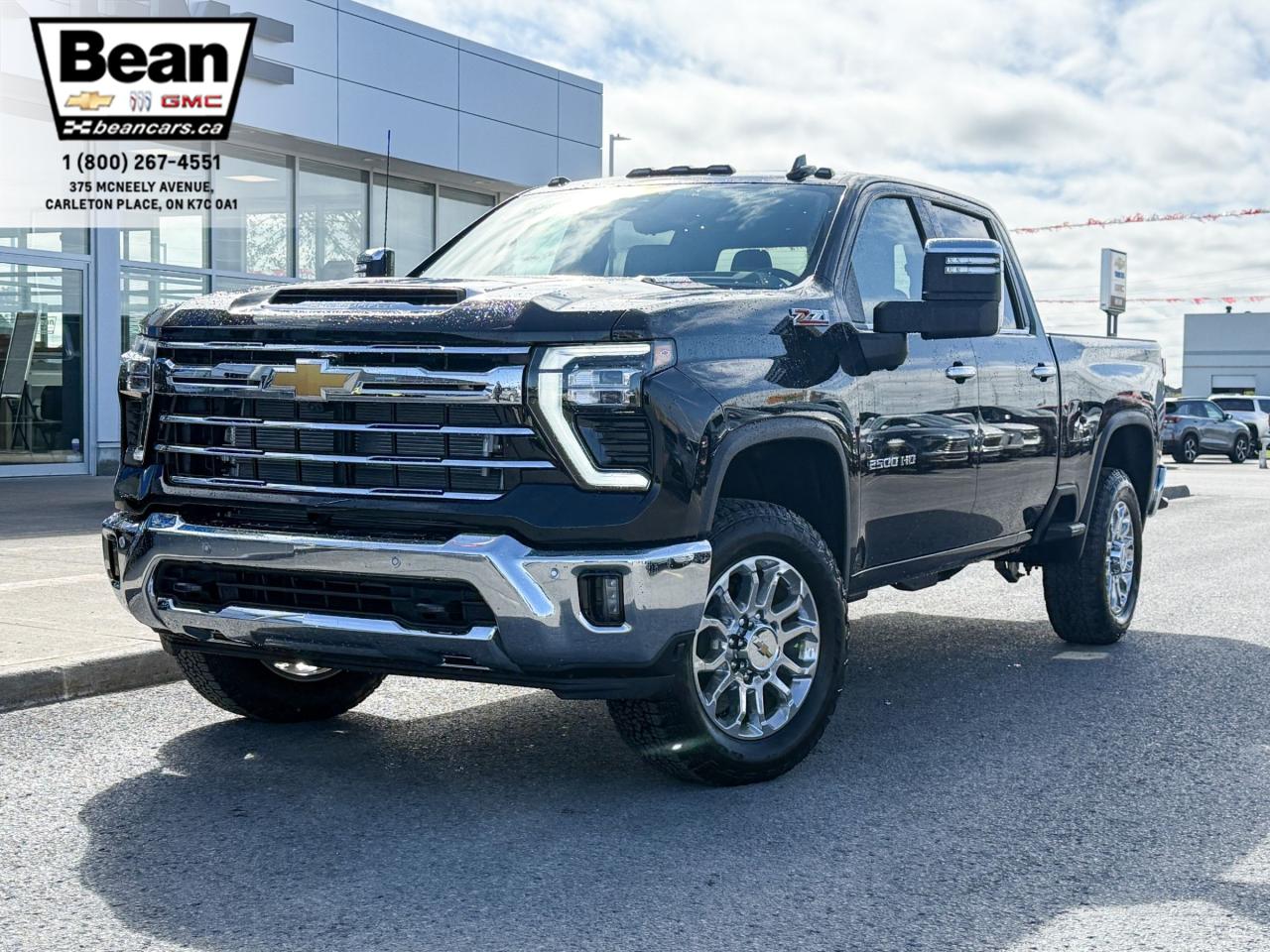 New 2025 Chevrolet Silverado 2500 HD LTZ DURAMAX 6.6L V8 WITH REMOTE START/ENTRY, SUNROOF, HEATED SEATS, HEATED STEERING WHEEL, VENTILATED SEATS, HITCH GUIDANCE WITH HITCH VIEW, HD SURROUND VISION for sale in Carleton Place, ON