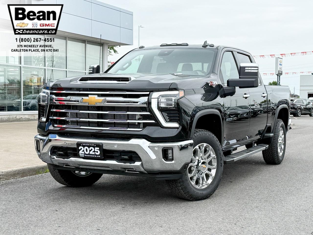 New 2025 Chevrolet Silverado 2500 HD LTZ DURAMAX 6.6L V8 WITH REMOTE START/ENTRY, SUNROOF, HEATED SEATS, HEATED STEERING WHEEL, VENTILATED SEATS, HITCH GUIDANCE WITH HITCH VIEW, HD SURROUND VISION for sale in Carleton Place, ON