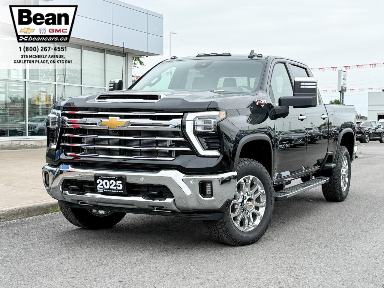 New 2025 Chevrolet Silverado 2500 HD LTZ DURAMAX 6.6L V8 WITH REMOTE START/ENTRY, SUNROOF, HEATED SEATS, HEATED STEERING WHEEL, VENTILATED SEATS, HITCH GUIDANCE WITH HITCH VIEW, HD SURROUND VISION for sale in Carleton Place, ON