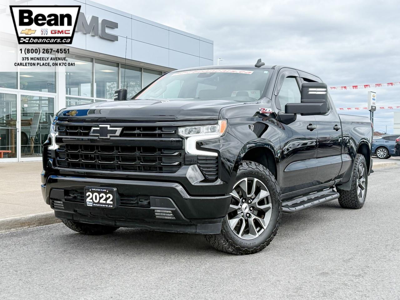 Used 2022 Chevrolet Silverado 1500 6.2L V8, RST 4X4 CREW CAB LONG BOX, HEATED LEATHER BUCKET SEATS, LEATHER WRAPPED HEATED STEERING WHEEL, Z71 OFF ROAD PACKAGE for sale in Carleton Place, ON