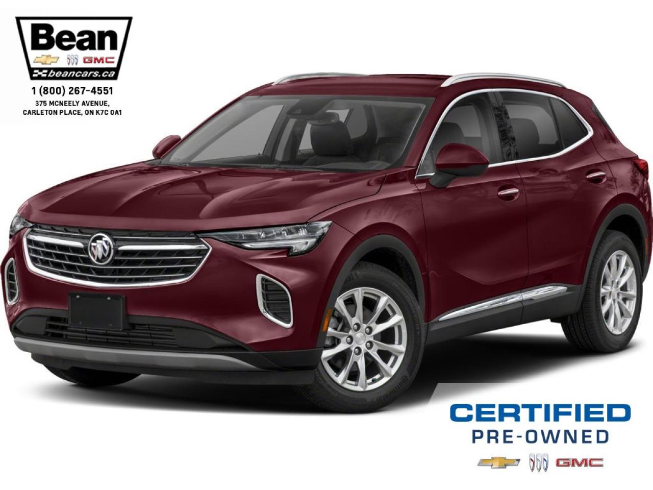 Used 2023 Buick Envision Avenir 2.0L 4CYL TURBO, AVENIR AWD, ORIGINALLY OURCHASED AND ALWAYS SERVICED AT OUR DEALERSHIP, DUAL PANE MOONROOF, HEAD UP DISPLAY, HEATED AND VENTILATED FRONT LEATHER SEATS, NAVIGATION for sale in Carleton Place, ON