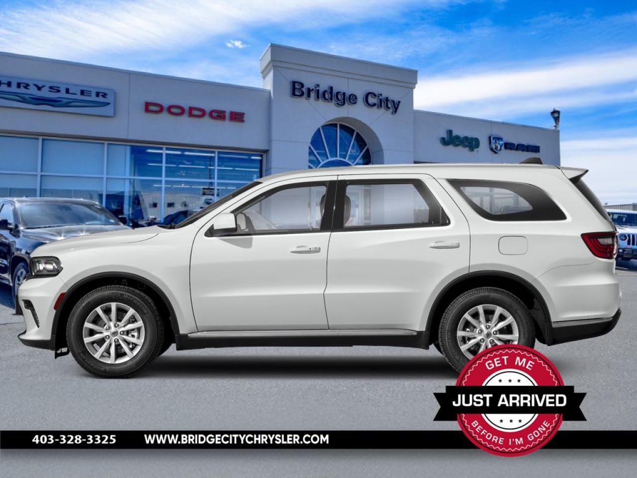 Used 2021 Dodge Durango R/T Leather - Vented & Heated Seats - Tech Pkg - Blacktop Pkg - Trailer Tow Pkg - 2nd Row Captain Chair for sale in Lethbridge, AB