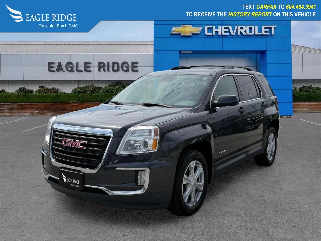 Used 2017 GMC Terrain SLE-2 Remote Vehicle Start, Roof rack: rails only, Security system, Single-Zone Automatic Climate Control, Speed control, Steering wheel mounted audio controls, Tachometer, Telescoping steering wheel for sale in Coquitlam, BC