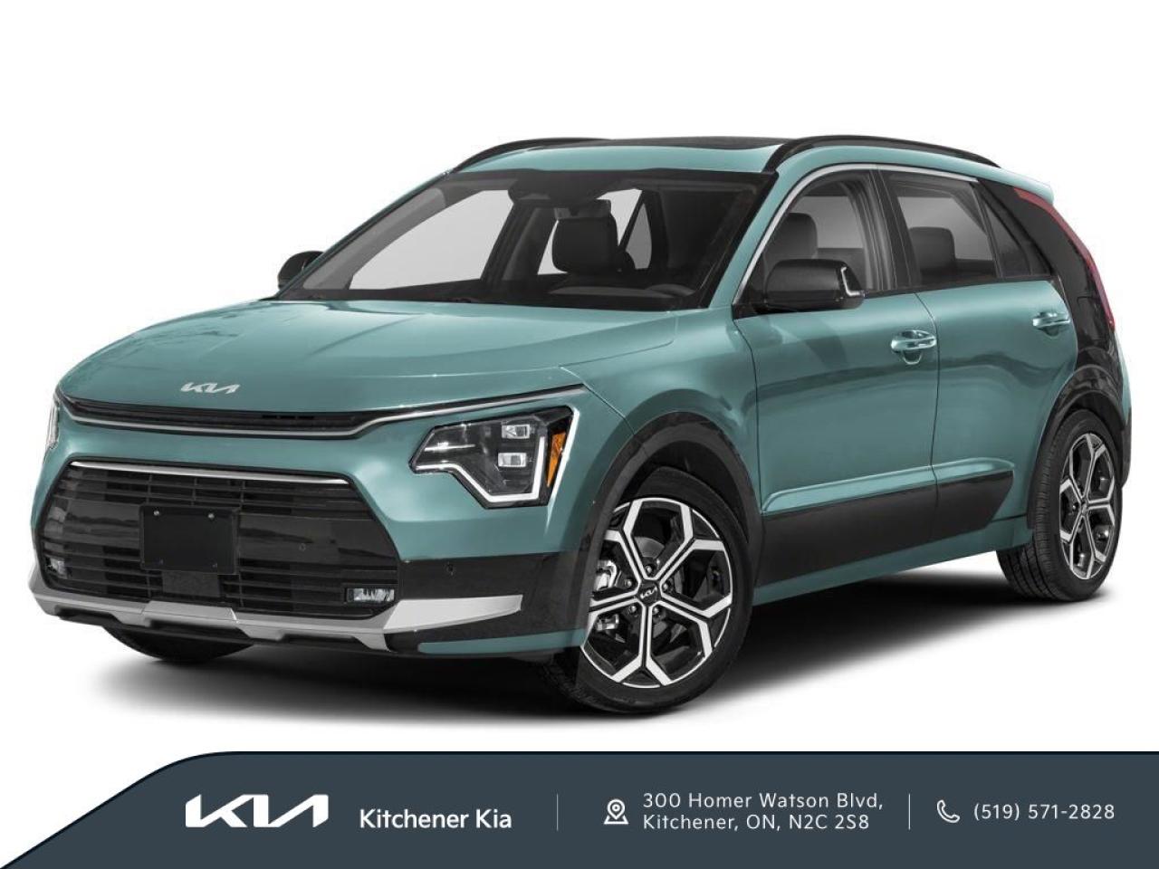 New 2025 Kia NIRO SX w/Cityscape Green & Black Exterior HERE, IN STOCK, FOR SALE for sale in Kitchener, ON