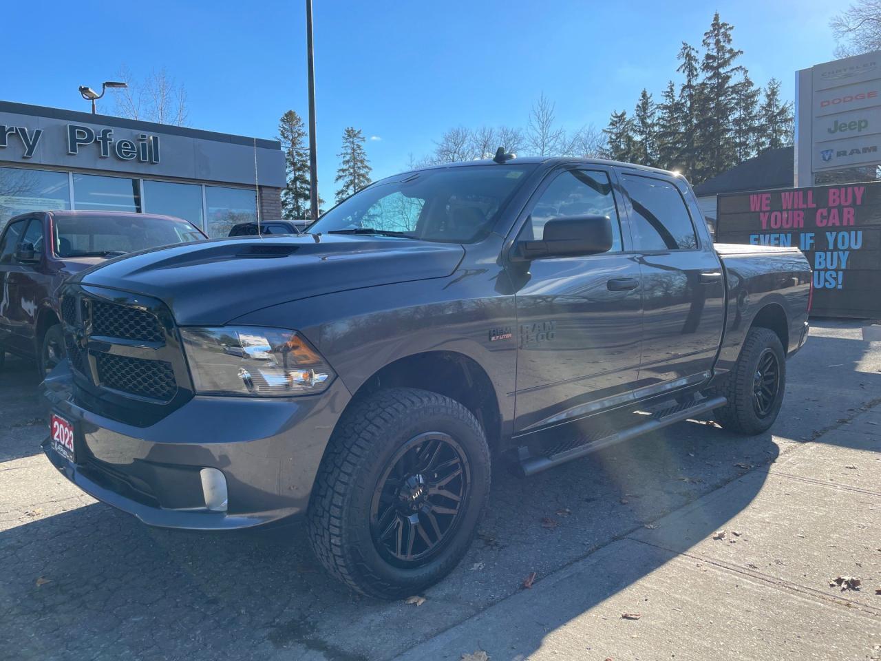 New 2023 RAM 1500 Classic Tradesman Lifted, lots of extras and 5.49% for 96 months for sale in New Hamburg, ON