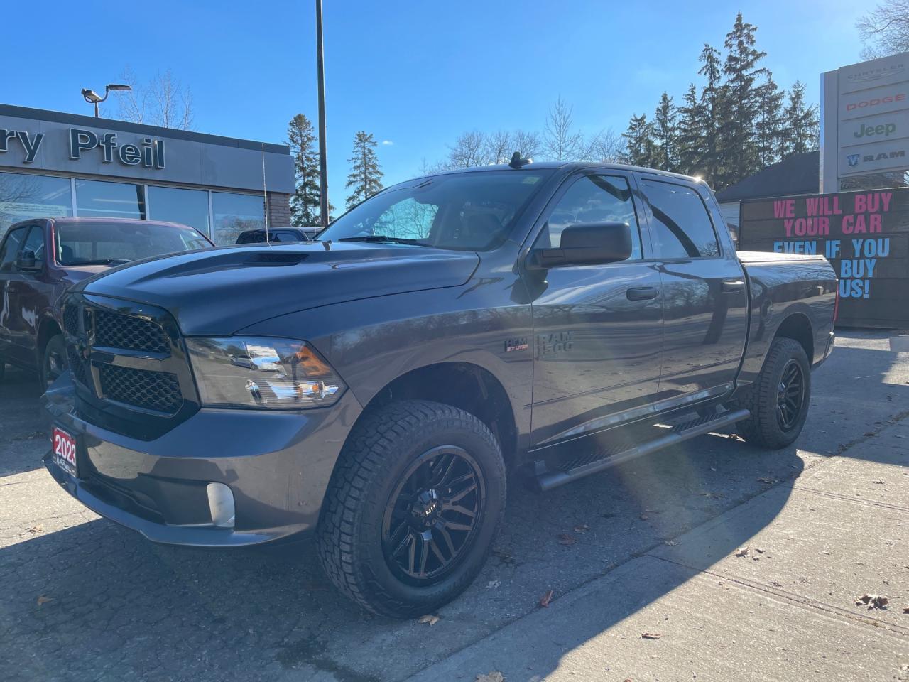 New 2023 RAM 1500 Classic Tradesman Lifted, lots of extras and 5.49% for 96 months for sale in New Hamburg, ON